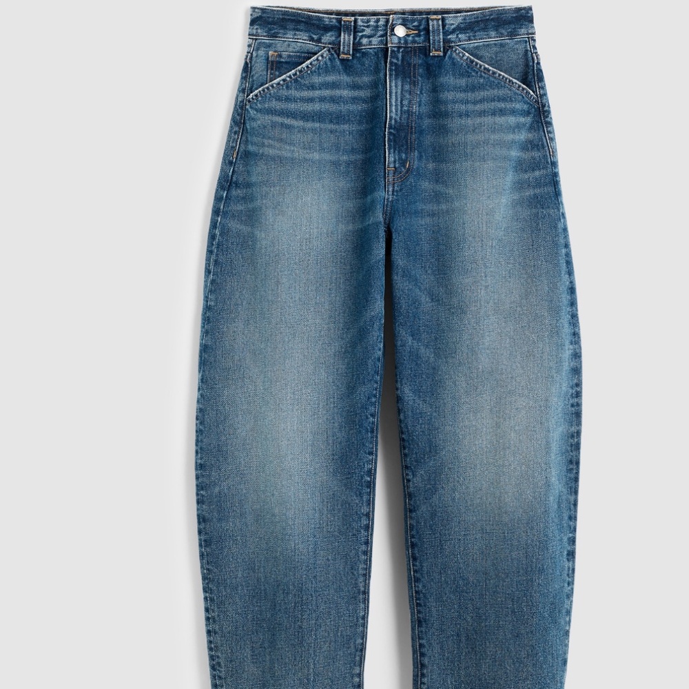 Madewell The Curvy Balloon Jeans in Glendale Wash Sz 25 NWT